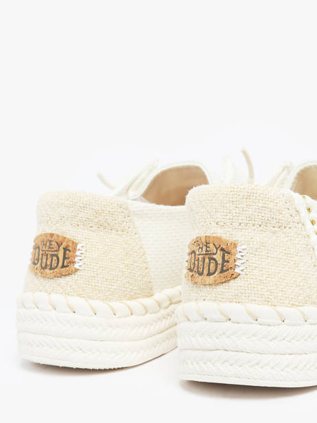 Mocassins Hey dude Beige women 43681 ander zicht 3